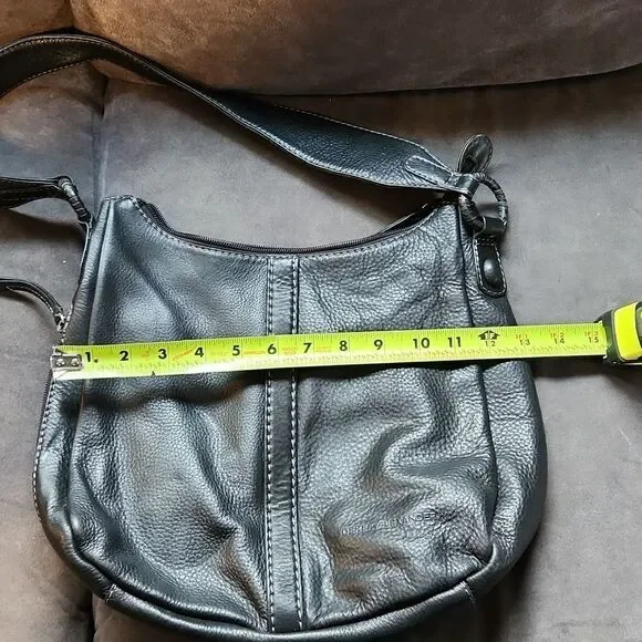 Derek alexander purse black bag shoulder bag excellent condition leather spaciou - Picture 8 of 12